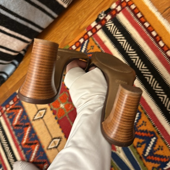 Coach cognac brown sandals size 8 new - Picture 2 of 3